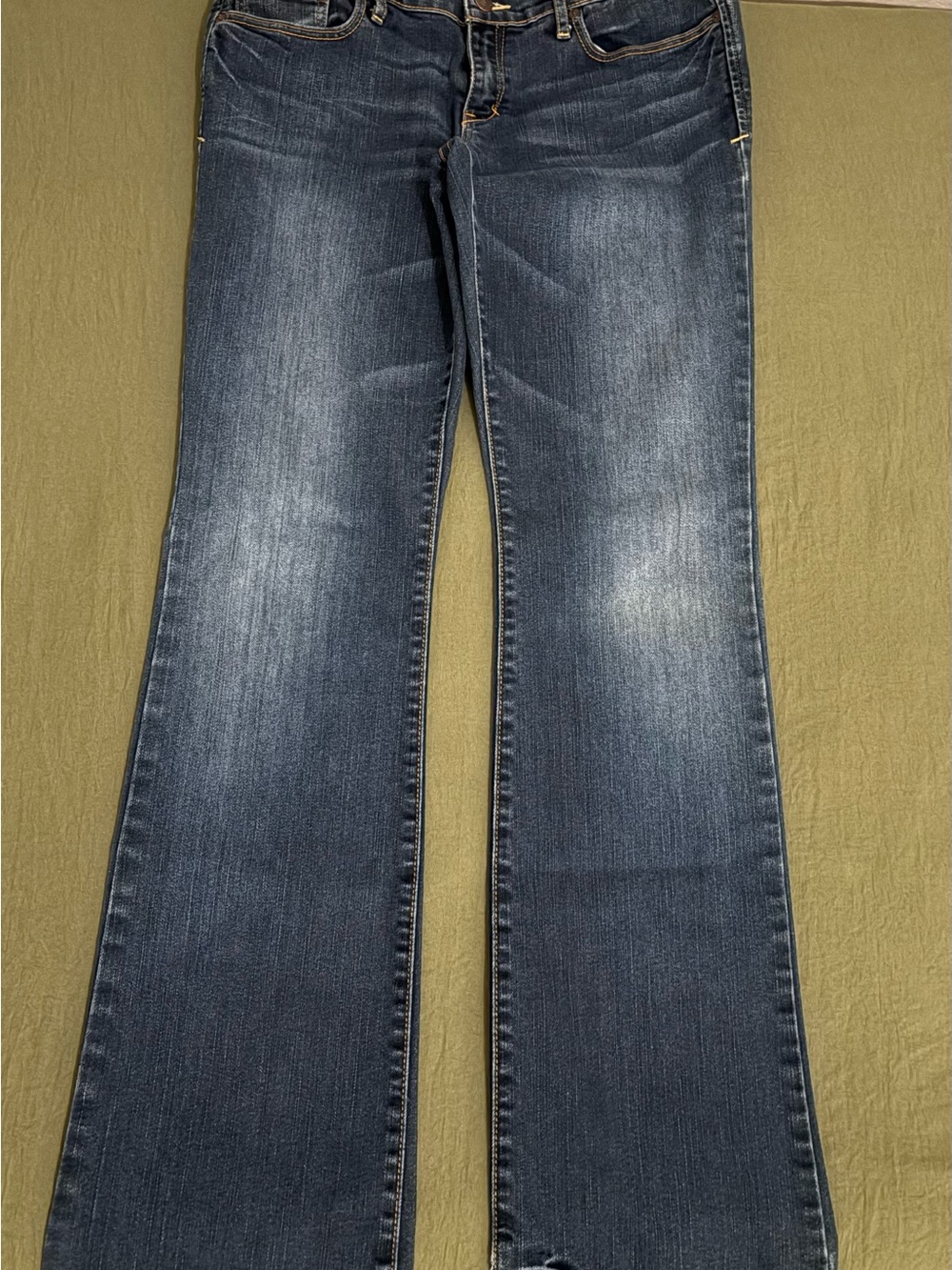 Abercrombie & Fitch Dark Blue Flare Leg Jeans